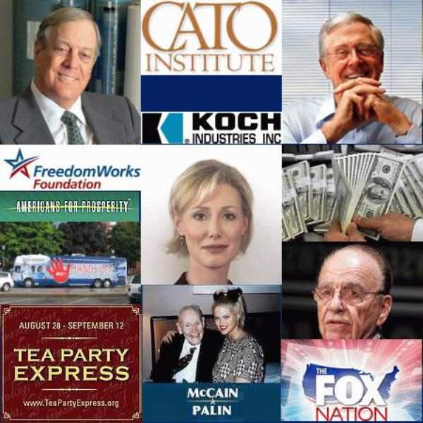 CORP WOLF PAC KOCH CATO INST FREEDOM WORKS AMERICANS FOR PROSPERITY Tea Party Express FOX Nation